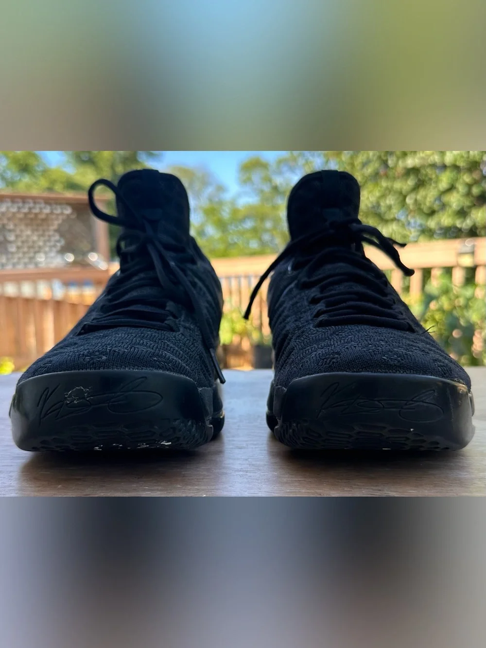 Nike Zoom KD 9 IX Triple Black Basketball Shoes Men’s US 8.5 843392-007